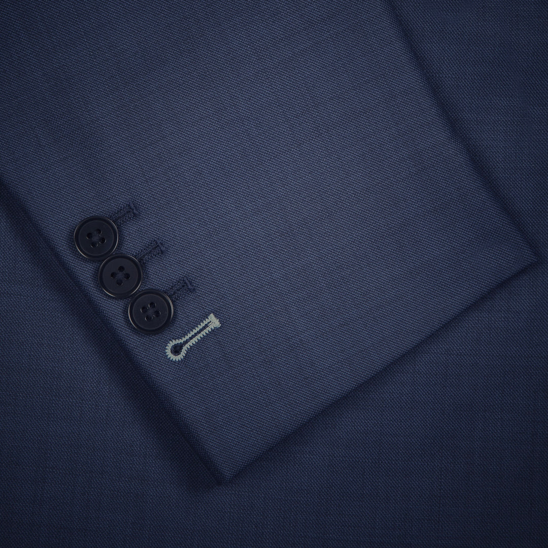 Steel Blue Sharkskin Suit