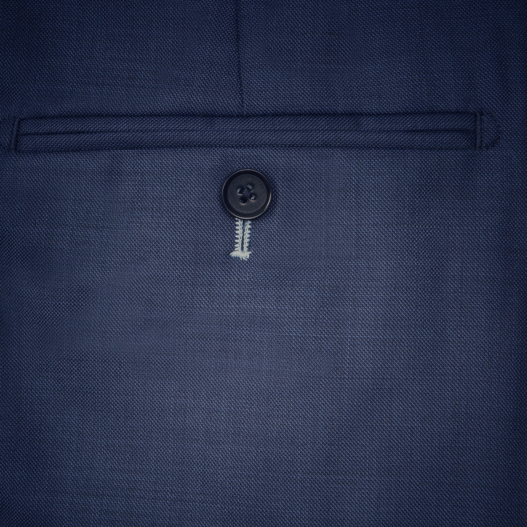 Steel Blue Sharkskin Suit