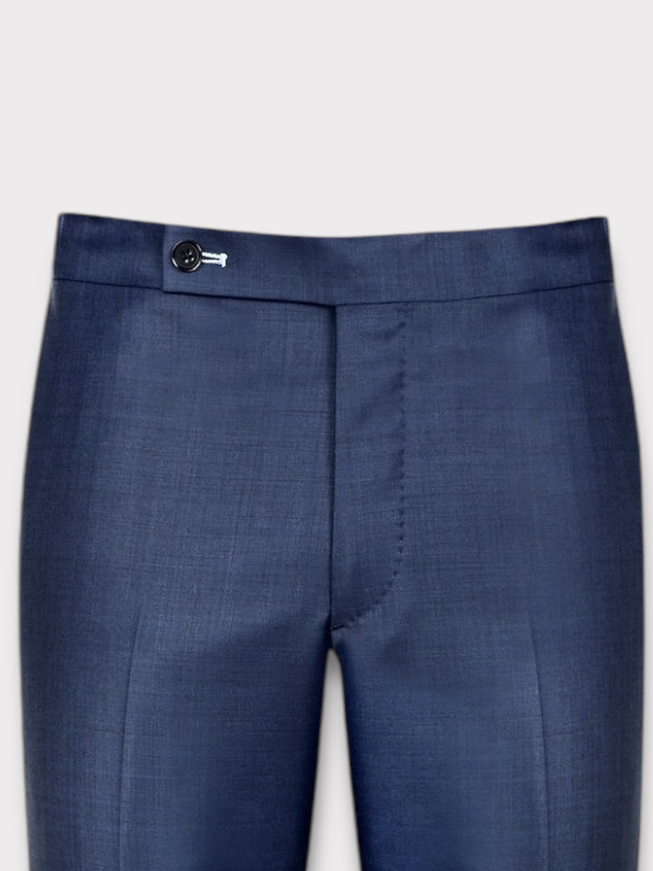 Steel Blue Sharkskin Suit