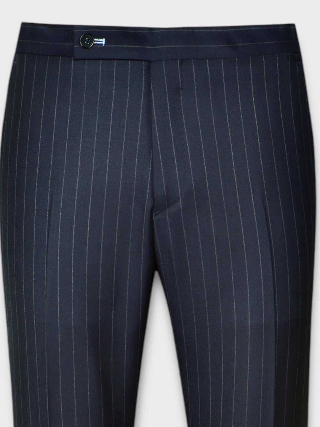 Navy Pinstripe Trouser