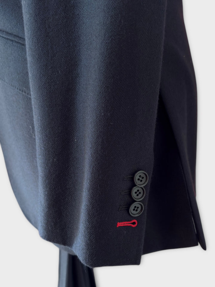 Dark Navy Herrinbone Heavy weight Suit