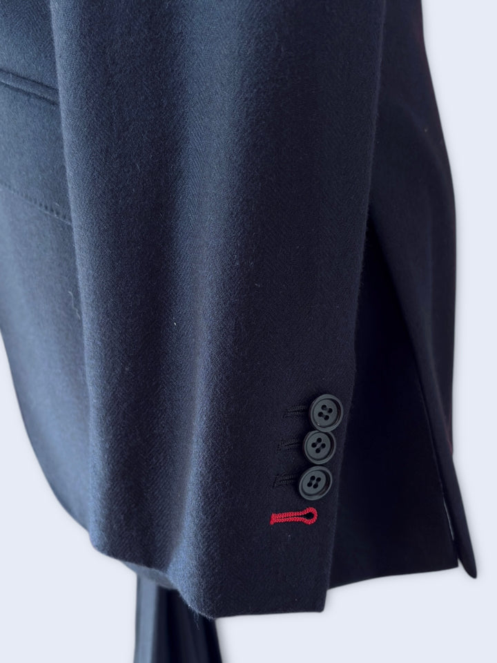 Dark Navy Herringbone suit