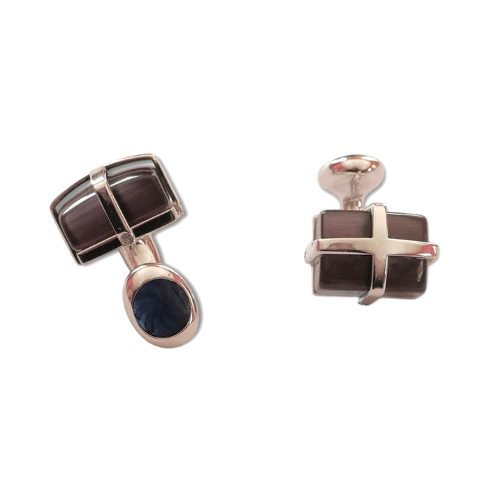 Dark Brown Cat Eye Cufflinks