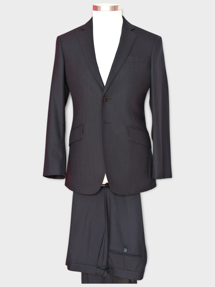 Dark Navy Herrinbone Heavy weight Suit