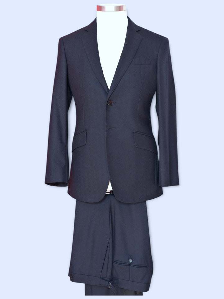 Dark Navy Herringbone suit