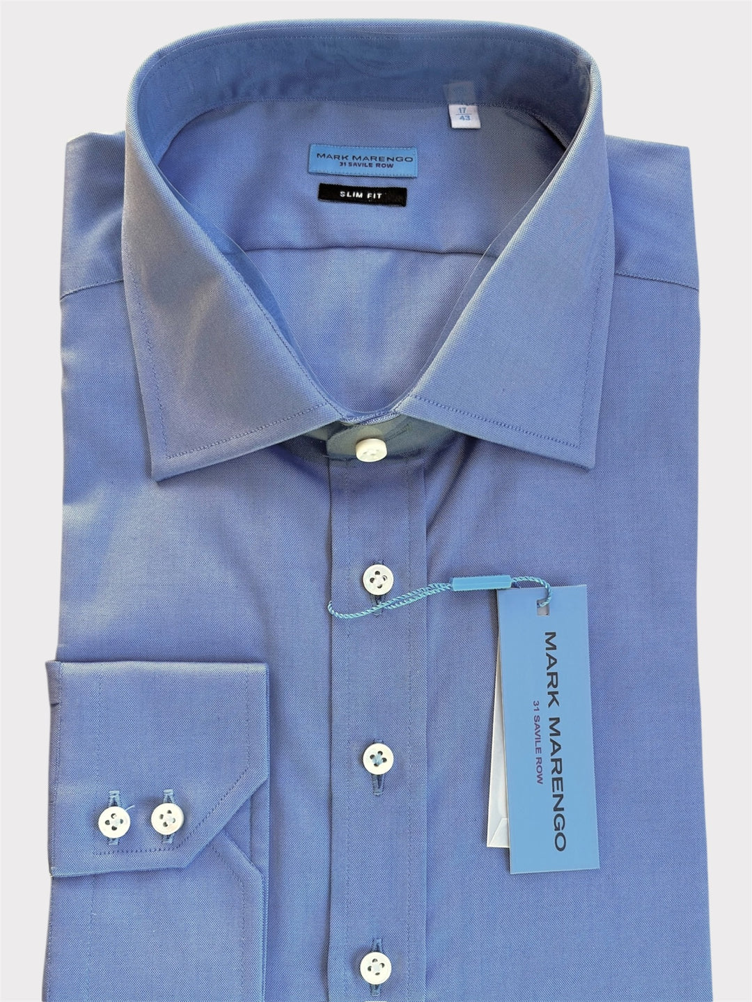 Blue Fine Pinpoint Shirt