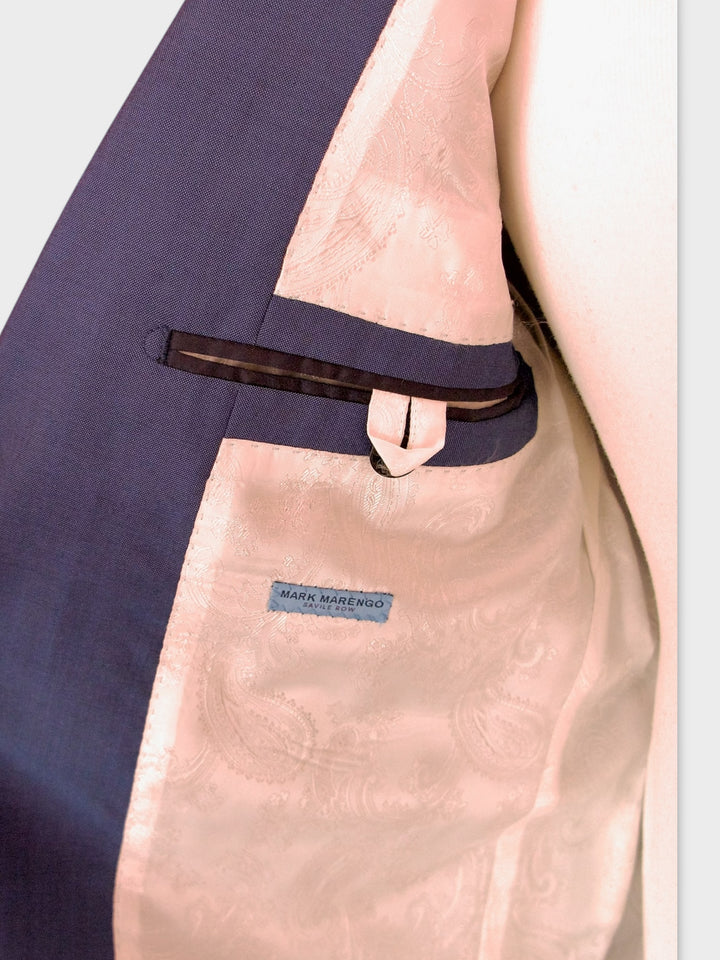 Blue Wool And Mohair Suit Sartorial Make