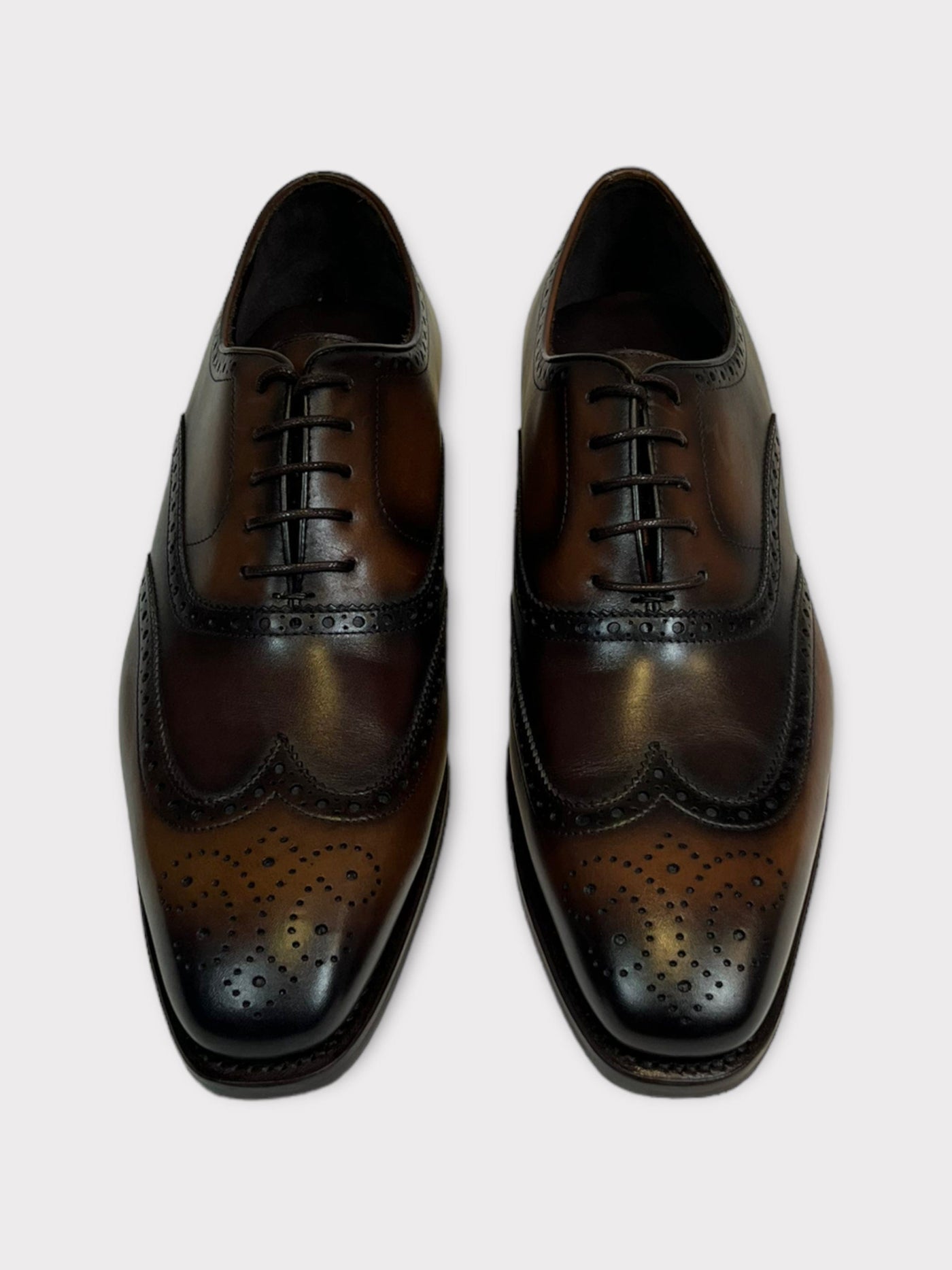 Brown Hand-Stitched Shoes