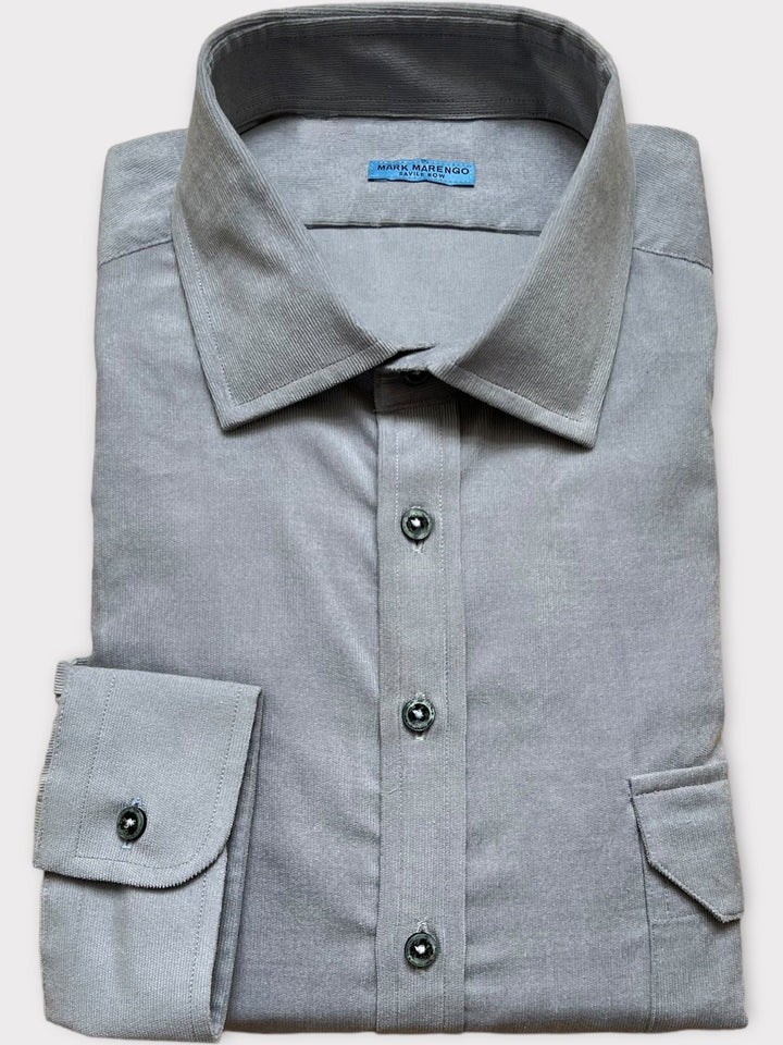 Grey Corduroy Shirt