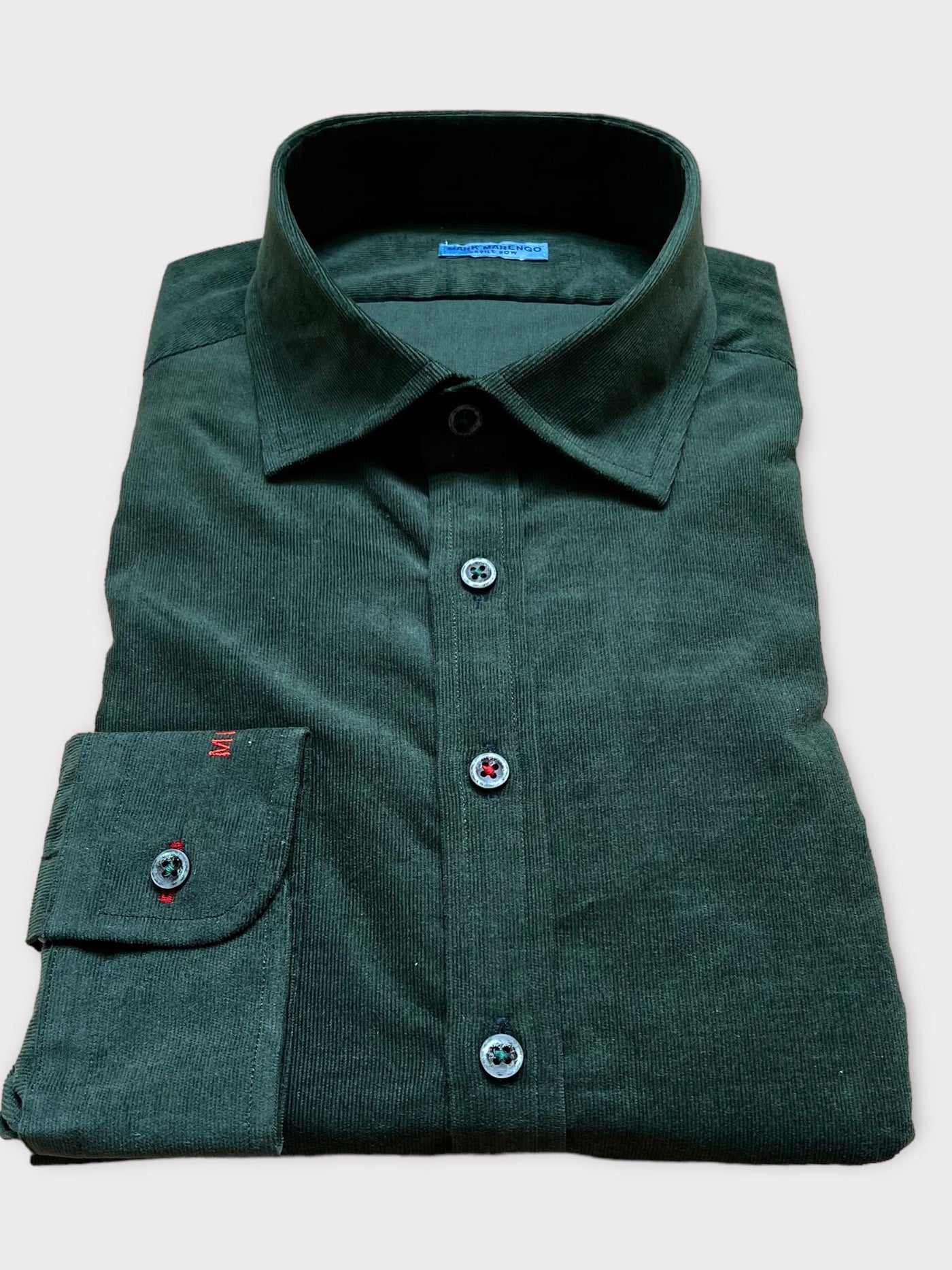 Dark Green Corduroy Shirt