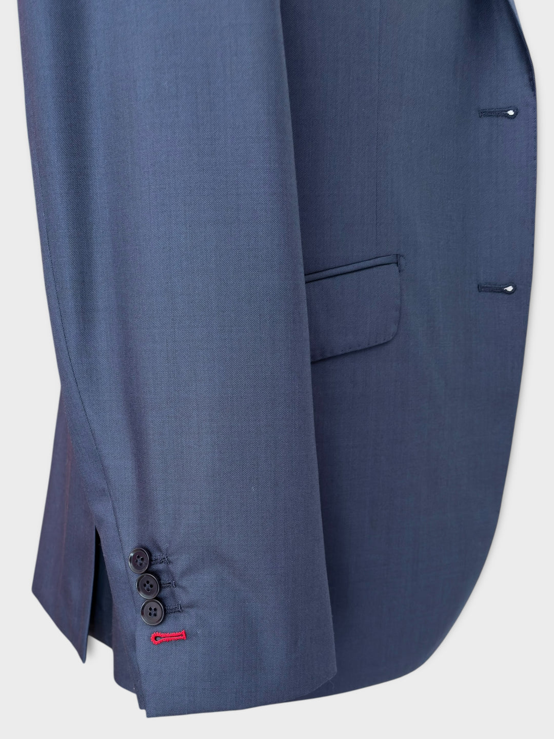 Costume à chevrons bleu marine foncé 
