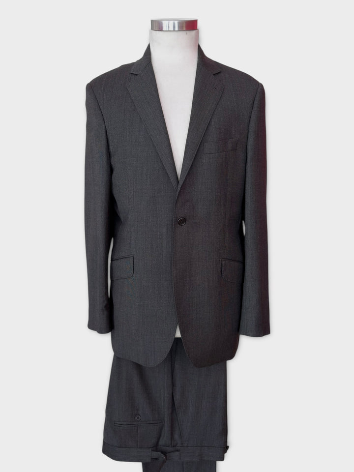 Fine Grey Houndstooth Suit