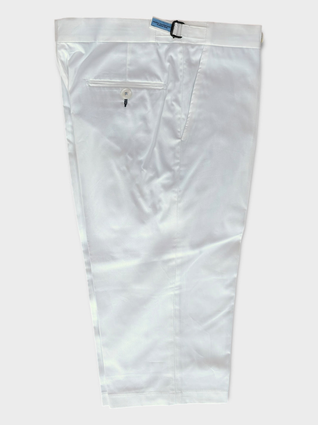 White Cotton Shorts