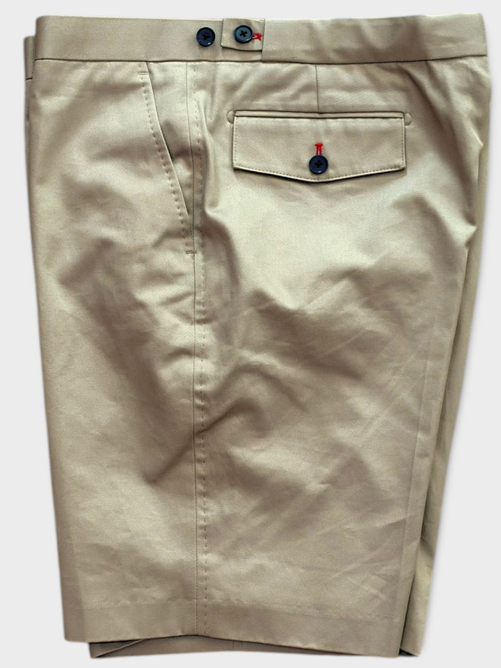 Beige Cotton Shorts