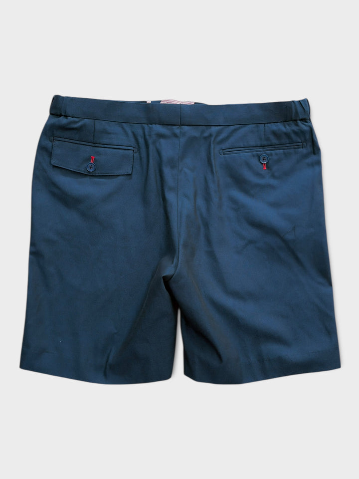 Short bleu à carreaux