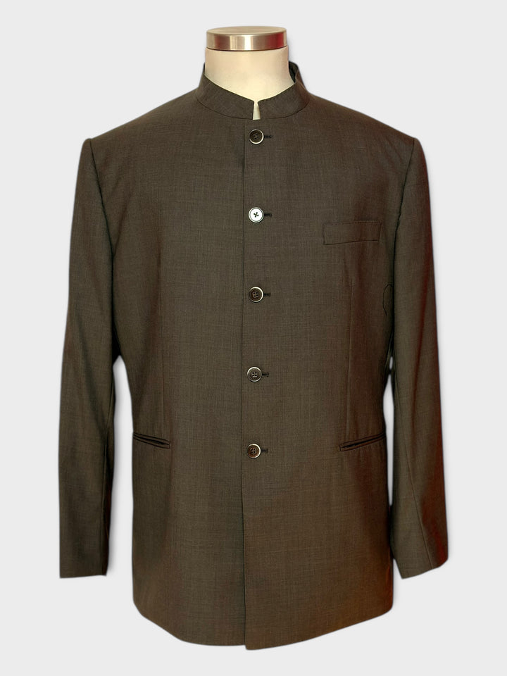 Nehru Grey Jacket Sartorially Made