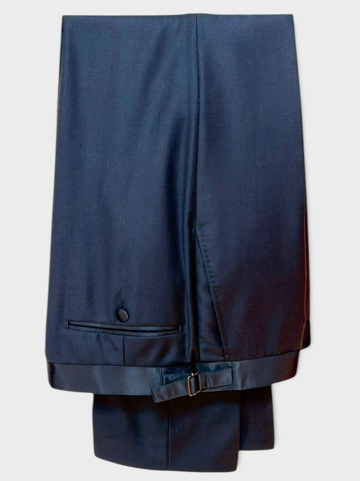 Blue Loro Piana Tuxedo Trouser Sartorially Made