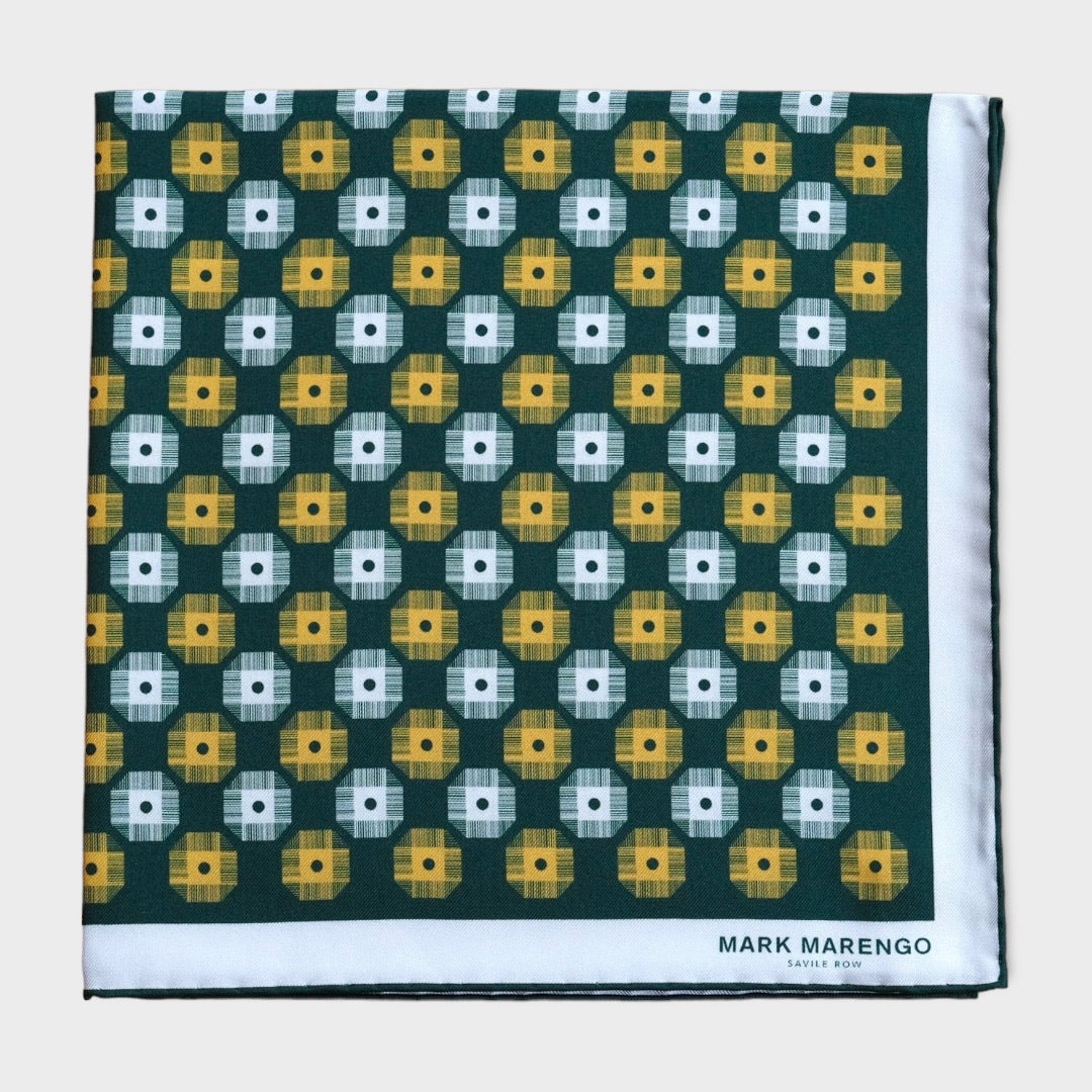 Pochette Verte - Cercles Concentriques