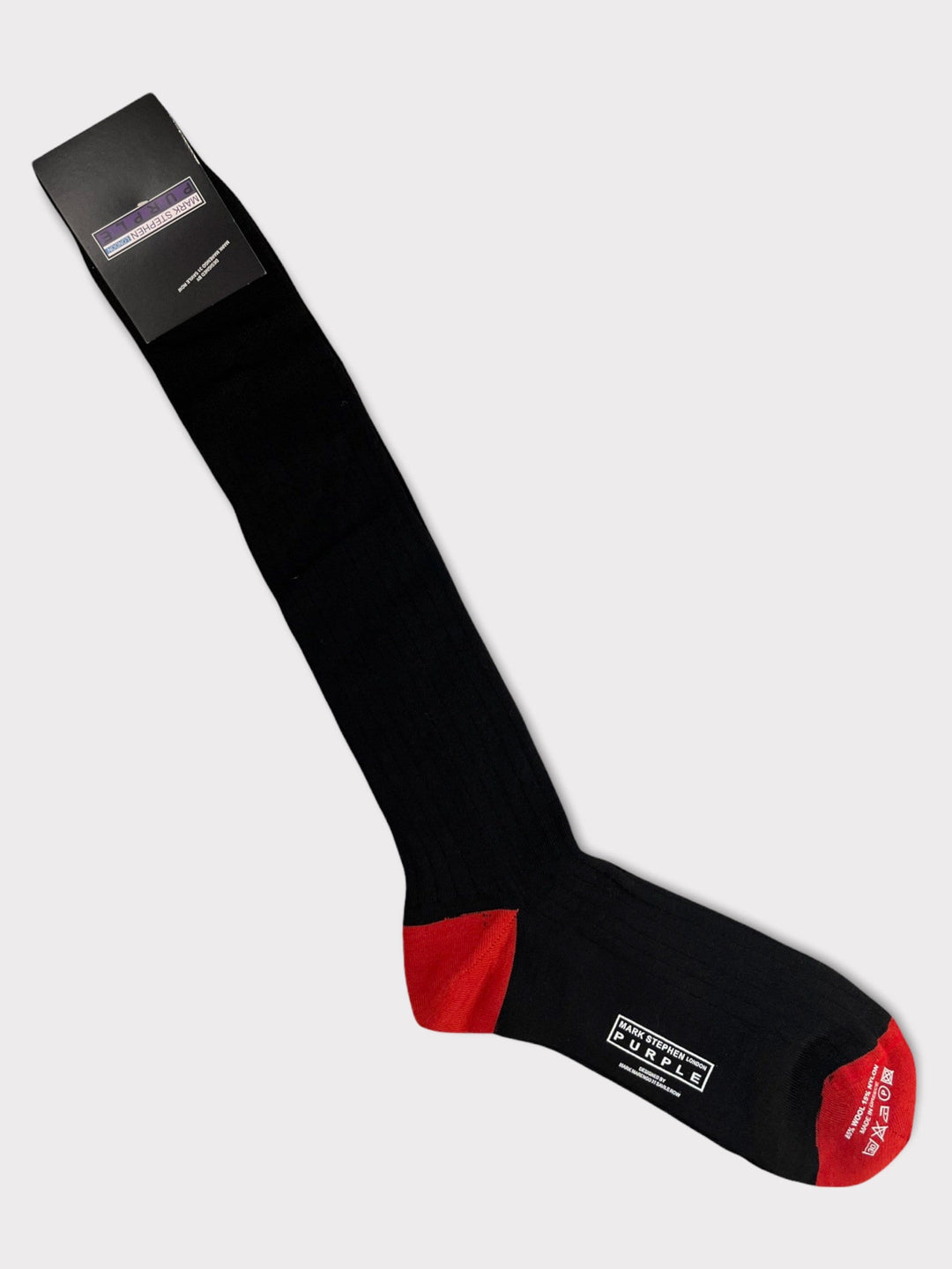 Mark  Marengo Black Long Socks