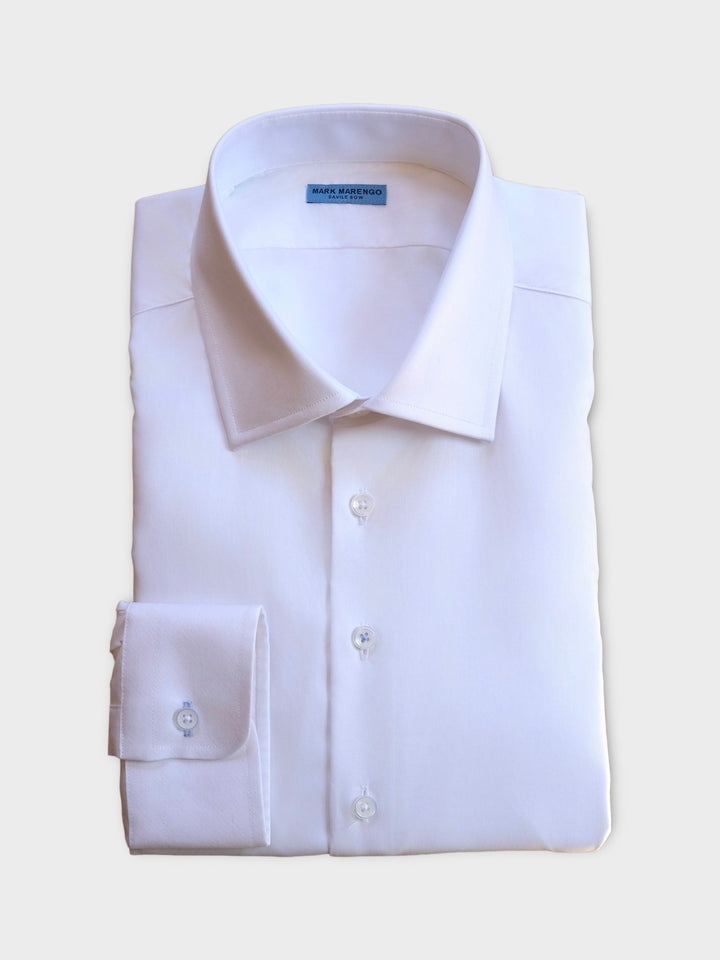 Contemporary Cutaway White Shirt