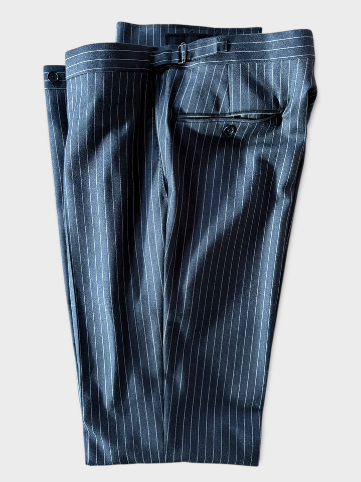 Dark Grey Pinstripe Suit