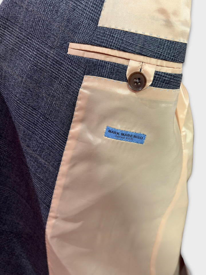 Grey Prince Of Wales Suit 2 Pairs Of Trousers