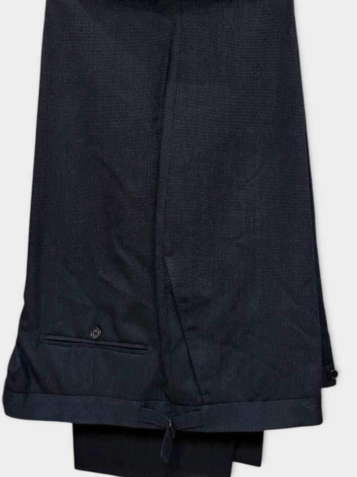 Navy Houndstooth Suit