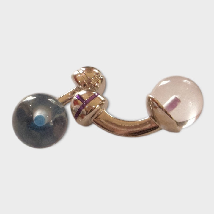 Pink Blue Lantern Cufflinks