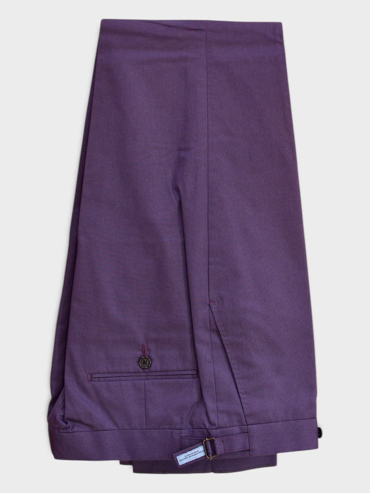 Purple Cotton Trouser