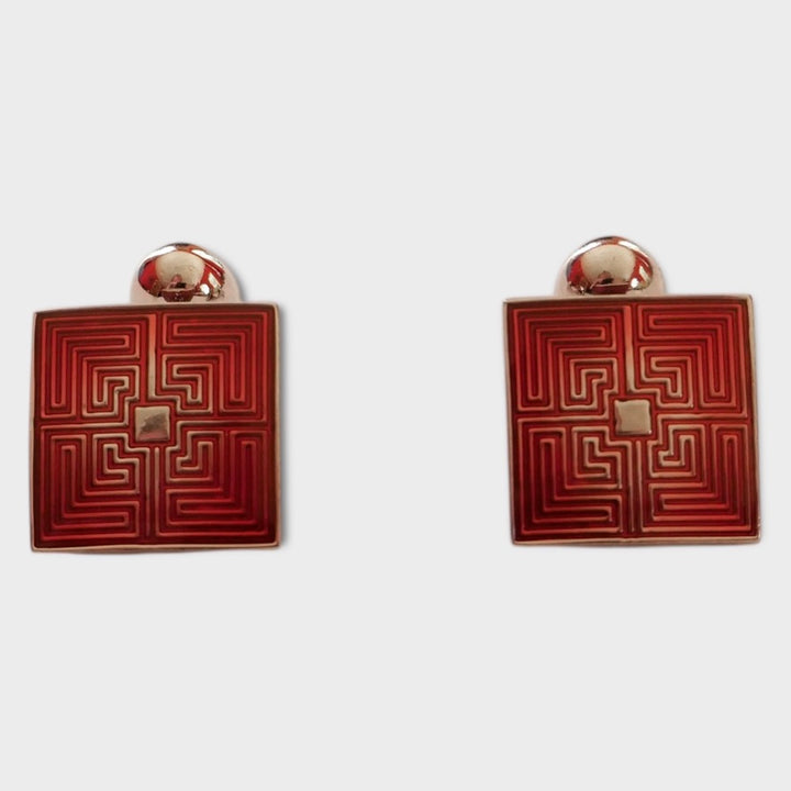 Red Maize Cufflinks