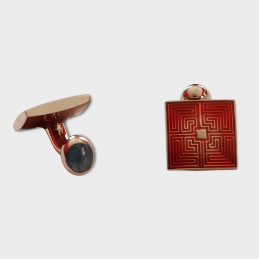 Red Maize Cufflinks