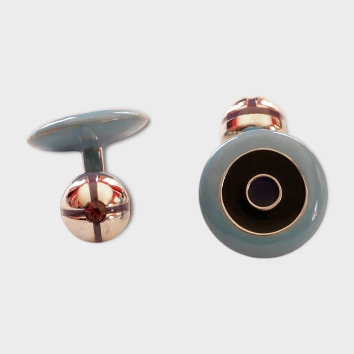 Sky Blue Target Cufflink