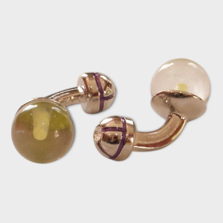 Yellow Lantern Cufflinks