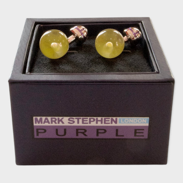 Yellow Lantern Cufflinks