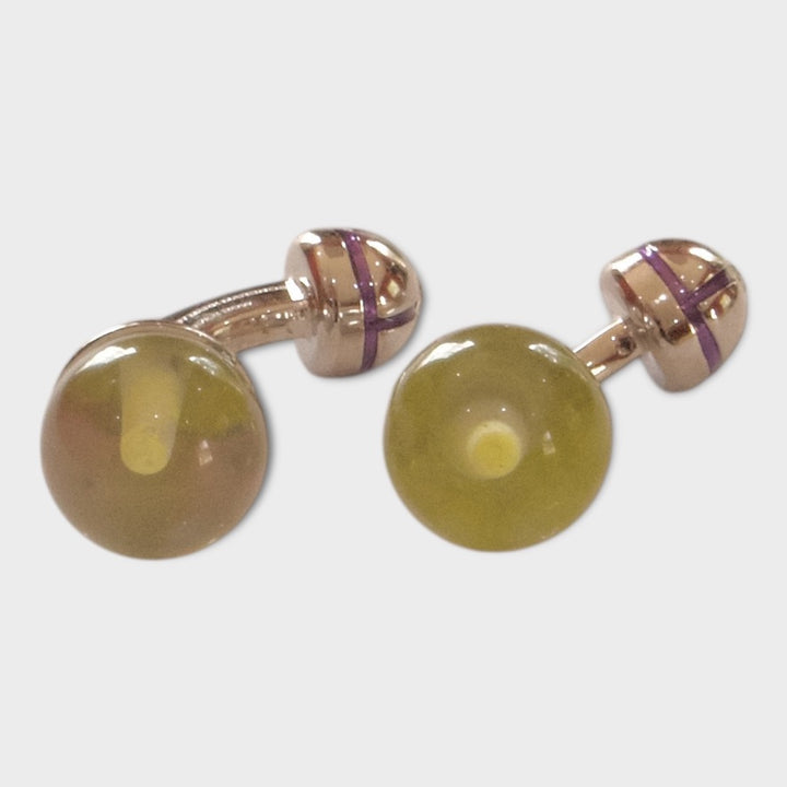 Yellow Lantern Cufflinks