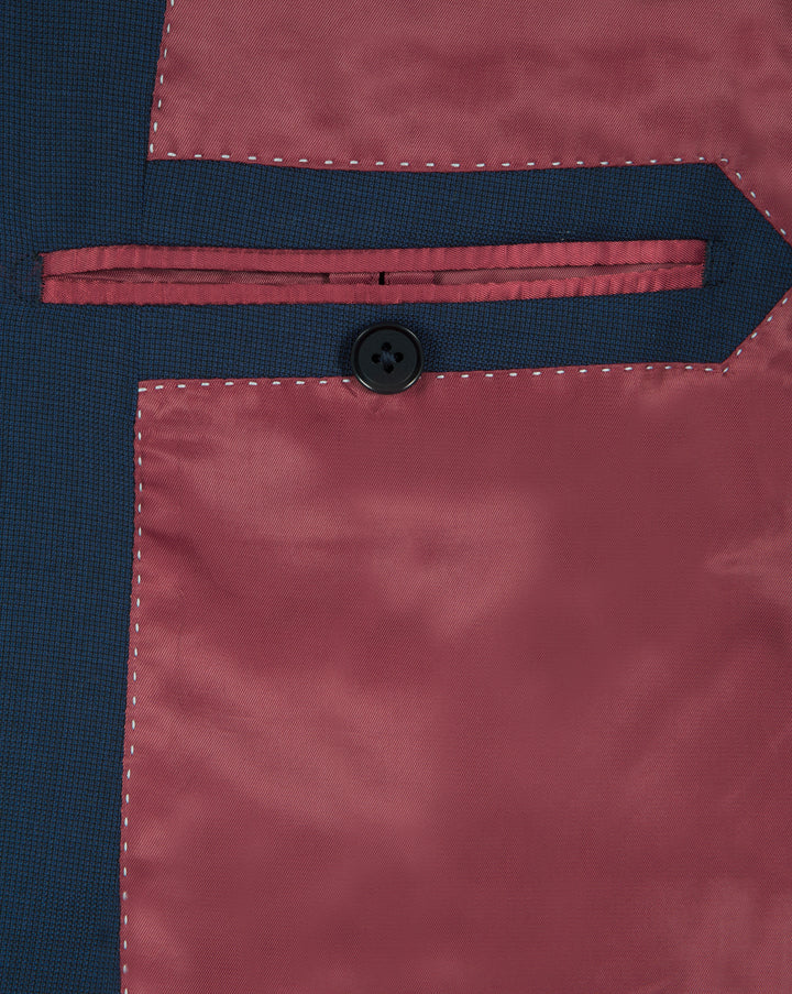 Navy Nailhead Suit