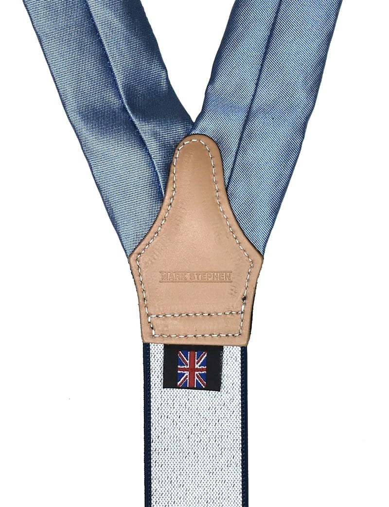 Light Blue Art Nouveau Braces