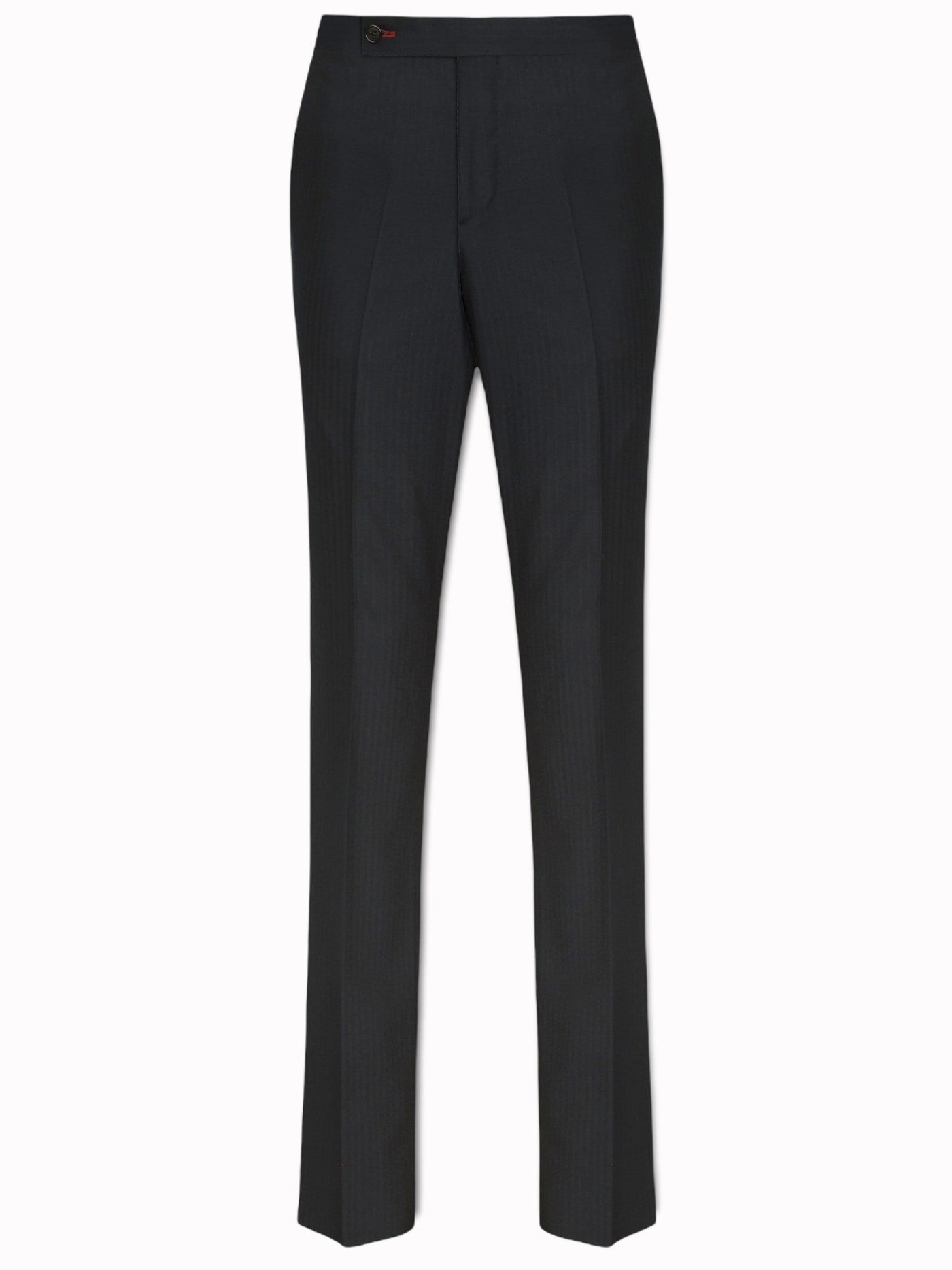 Navy Herringbone Suit