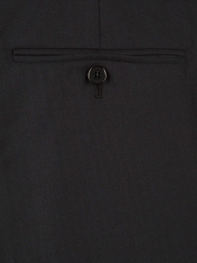 Navy Herringbone Suit