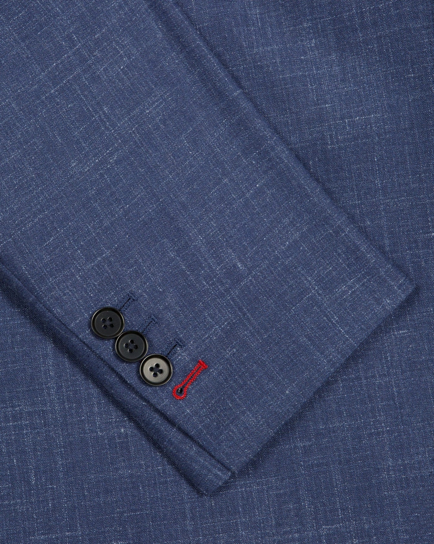 Blue Wool Linen Silk Suit - Mark marengo
