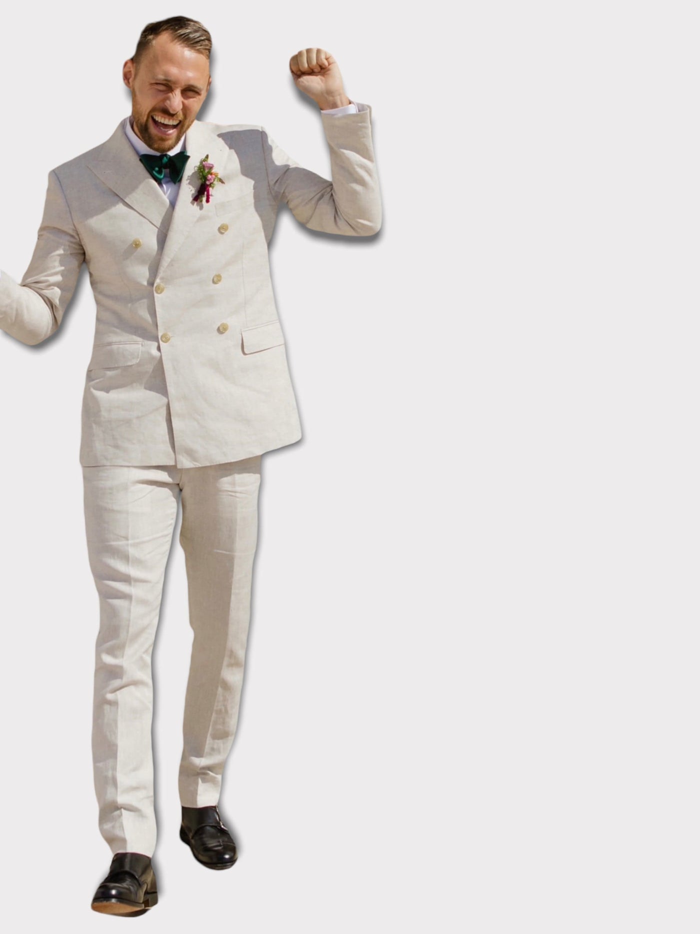 Light beige Linen Suit
