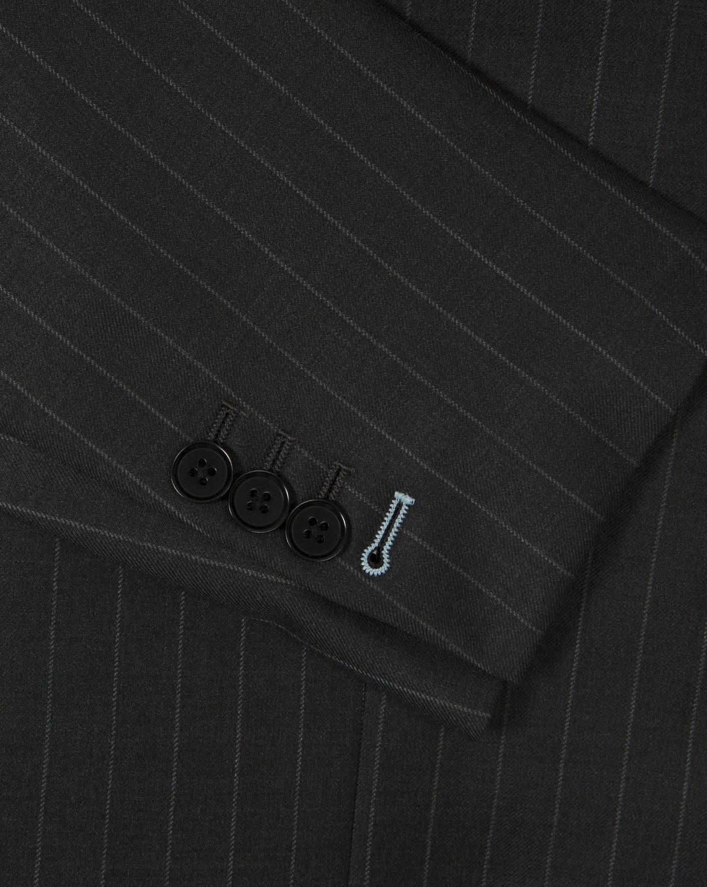 Charcoal Grey Pinstripe Suit - Mark marengo