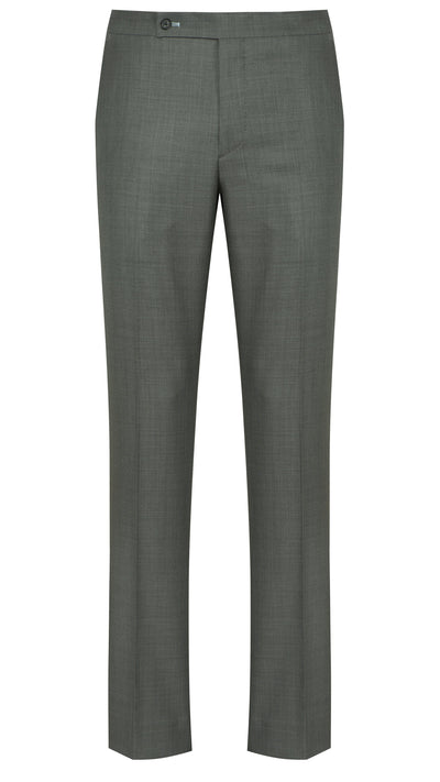 Grey Sharkskin Plain Suit - Mark marengo