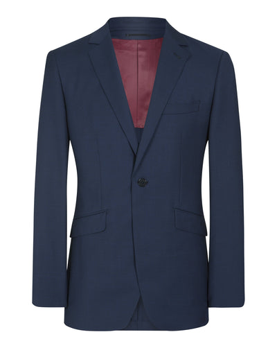 Navy Nailshead Suit - Mark marengo