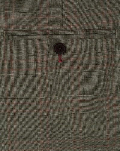 Brown Prince Of Wales Trousers - Mark marengo