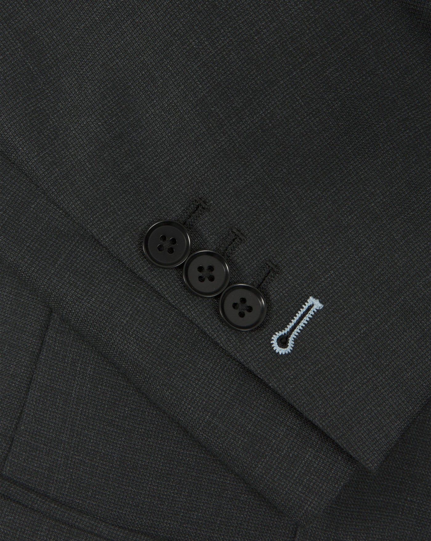 Dark Grey Nailshead Suit - Mark marengo