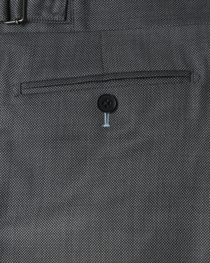 Dark Grey Birds Eye Suit - Mark marengo