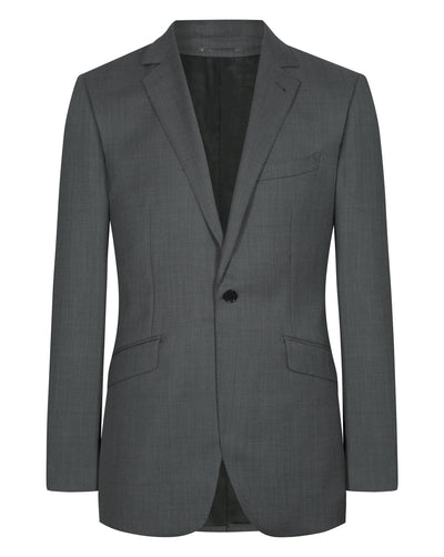 Dark Grey Birds Eye Suit - Mark marengo