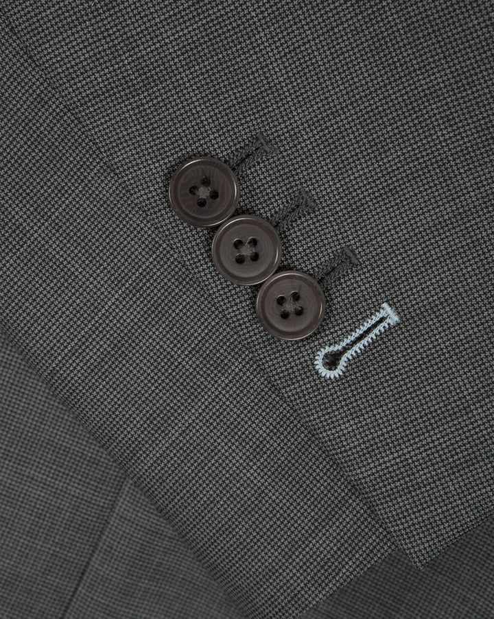 Grey Nailshead Suit - Mark marengo