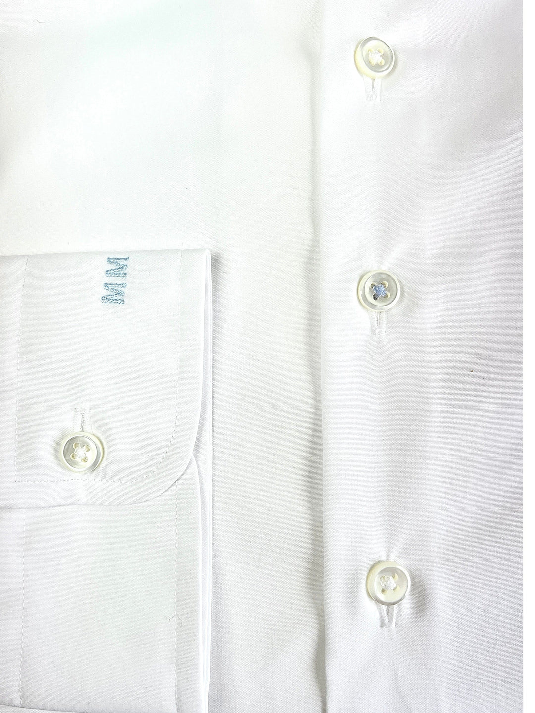 White Fine Poplin Travel Shirt